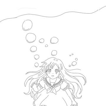 Underwater girl