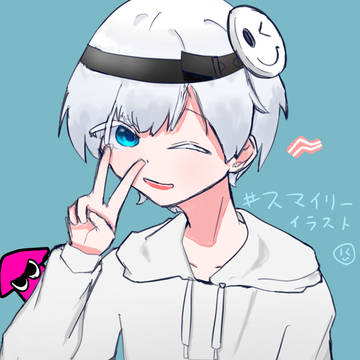 スマイリーさん描いた!!