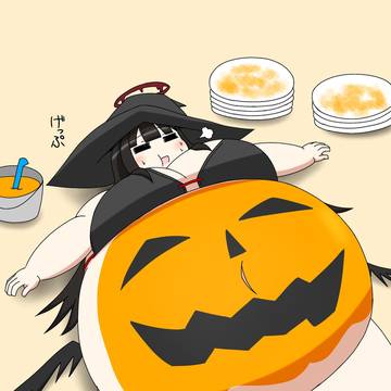ハロウィンツルギさんのおなかぼちゃ