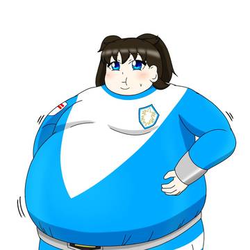 女宇宙刑事(3作目)肥満化