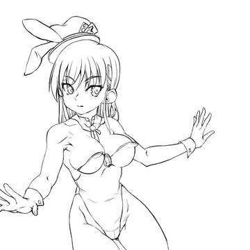 バニー姿の可憐ちゃん