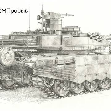 俄联邦大轮椅—T90M“Прорыв”