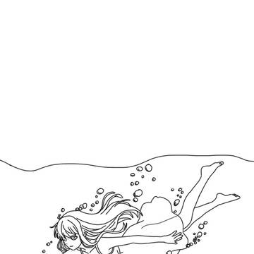 Underwater girl