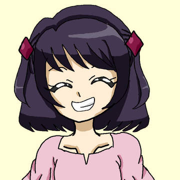 満面の笑み