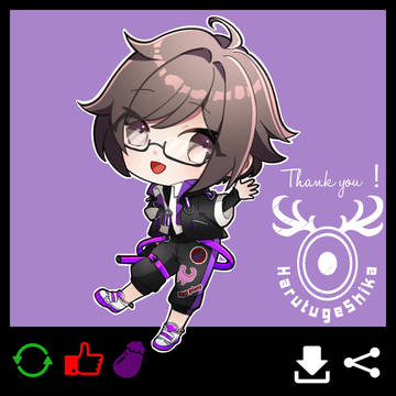 仕事絵 ちびキャラ