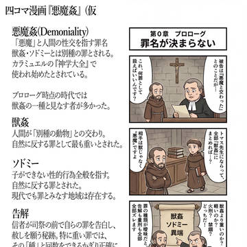 四コマ漫画『悪魔姦』