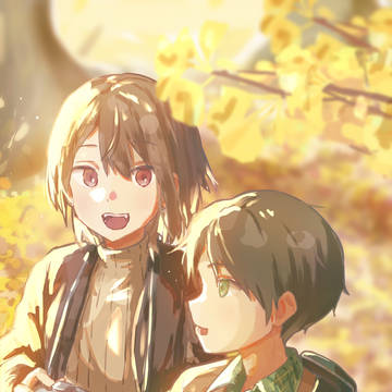 串ヨグとイチョウ。