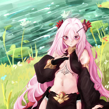My Oc in a dancer outfit!