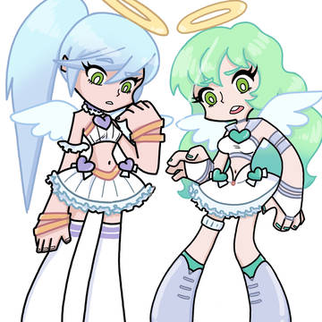 Scanty & Kneesocks Angel-Bent