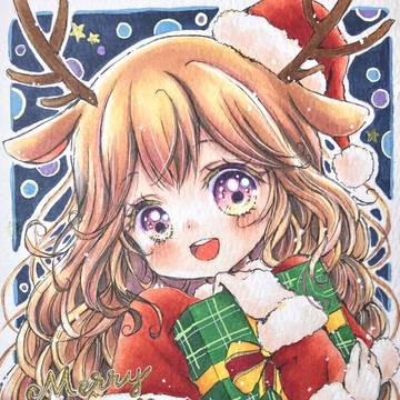 トナカイサンタクリスマス