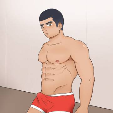かわいい筋肉坊主くん♡