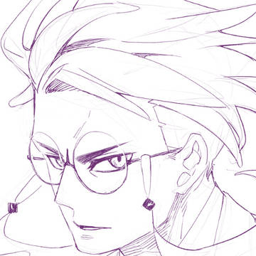 カラスバさんらくがき