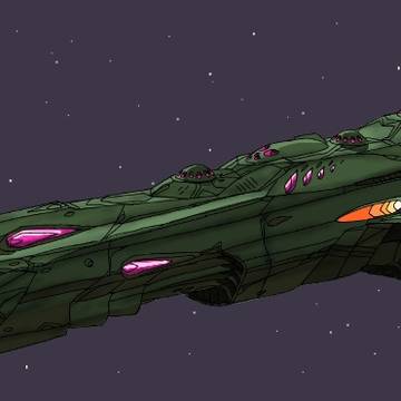 シャルバート級 ガルマン・ガミラス軍迷彩