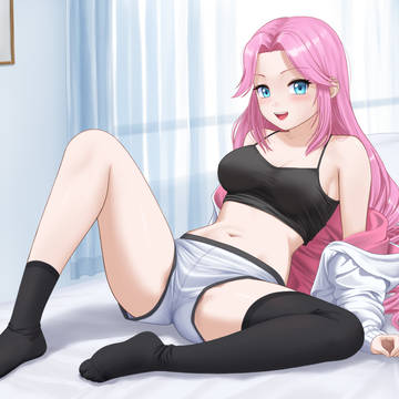 めたんちゃんがお部屋にいる風景