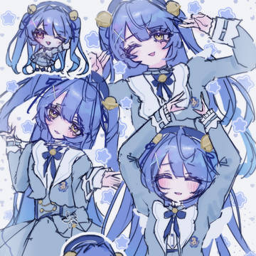 天宮こころ デフォルト衣装 つめこみ