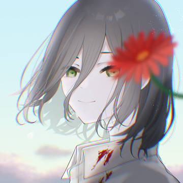 赤い足跡を