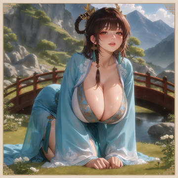 溪橋慢坐