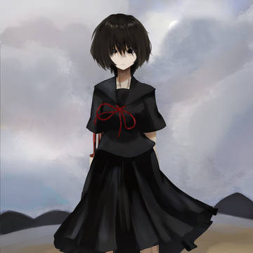 浜辺の女