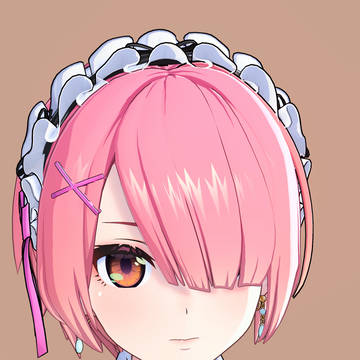 キャラ配布(アイコミ) ラムっぽい女の子