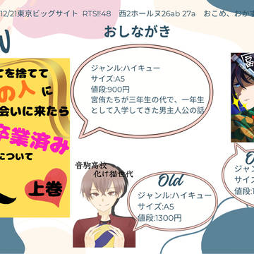 12/21　RTS!!お品書き