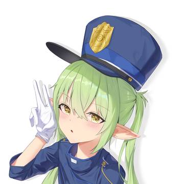 小橘比个耶