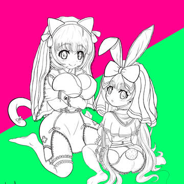 シスター姉妹　ラフ