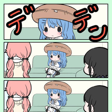 ドーナツクッションを被るすいちゃんを盲信するスバルちゃん