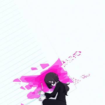 ノートの隅