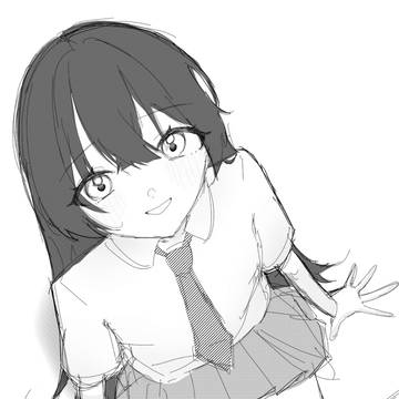 黒髪ロングさん
