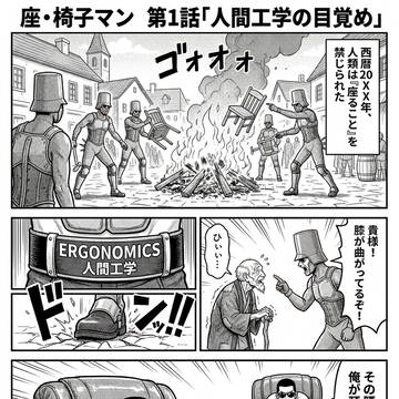 座・椅子マン