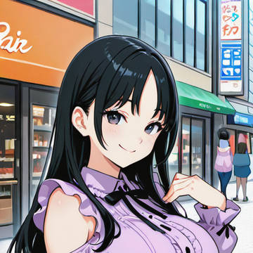黒髪巨乳ちゃん282