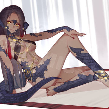 黑皮黑龙娘