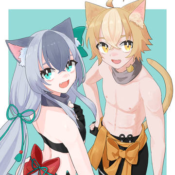 水着とみ丸&小鞠