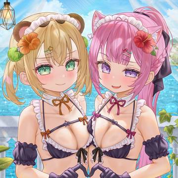 いろは&こより 等身大タペストリー