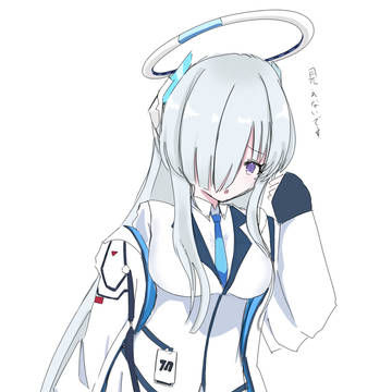 ブルアカのノアちゃん(目隠れ)