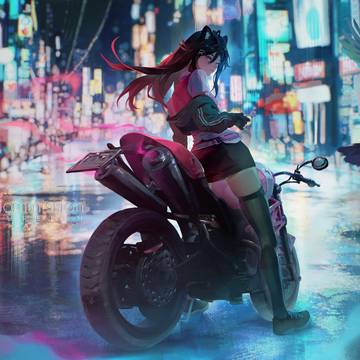 夜の通り