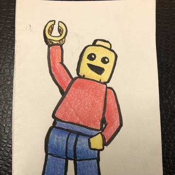 LEGO Minifig 'Bob" waving hello
