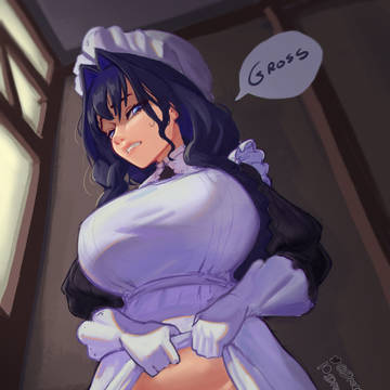 Kronii maid outfit