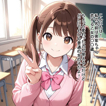 後輩ちゃんと先輩(※注意 女→男モノです)