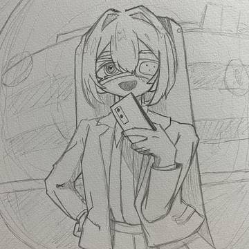 初音ミク模写