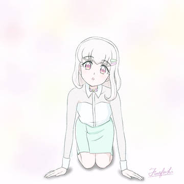 キョトンとした田中ぷりん