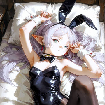 frieren bunnygirl masturbation