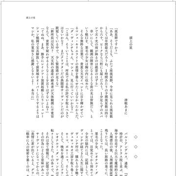 頭上の星