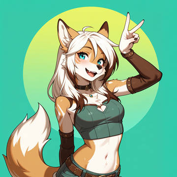 Furry doggy