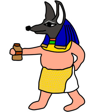 コーヒー牛乳アヌビス