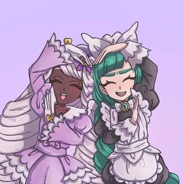 2人の大きいハート♡