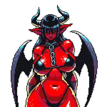 メカクレ悪魔娘