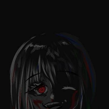 不気味な笑み
