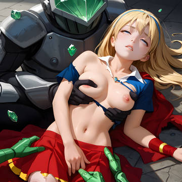 Defeated Supergirl
