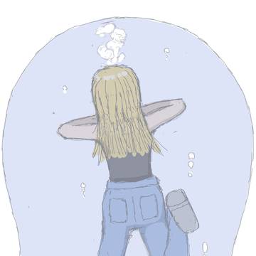 液状生き物敗北